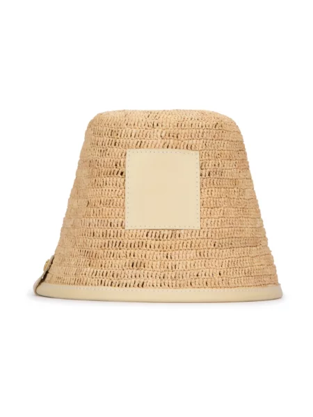 Czapka Jacquemus z logo beżowa