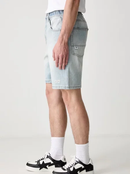 AAPE pantaloni scurți din denim pentru bărbați