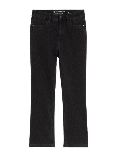 TOM TAILOR Jeans Romy gri grafit / denim negru