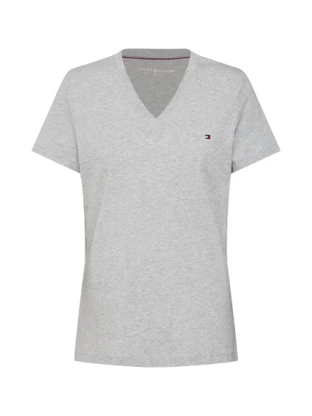 TOMMY HILFIGER Majica modra / svetlo / rdeča / bela siva