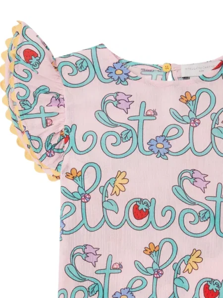 Koszulka dziecięca Stella Mccartney różowa