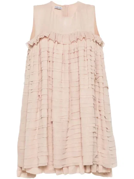 Mała sukienka mini Baruni z falbankami garniturowa