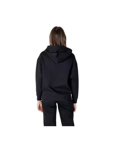 Bluza z kapturem Armani Exchange z kapturem czarna