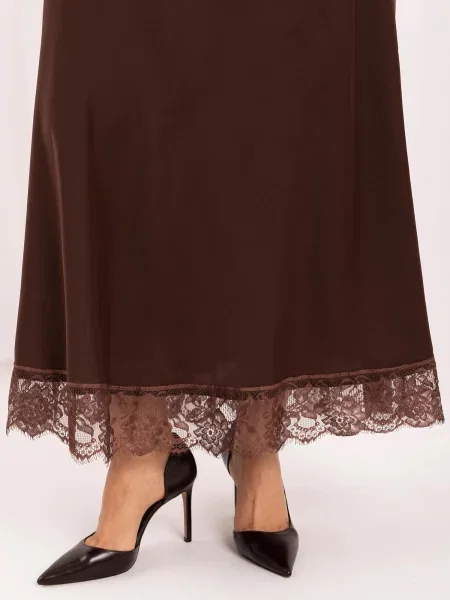 Midi-suknja Italy Moda smeđa
