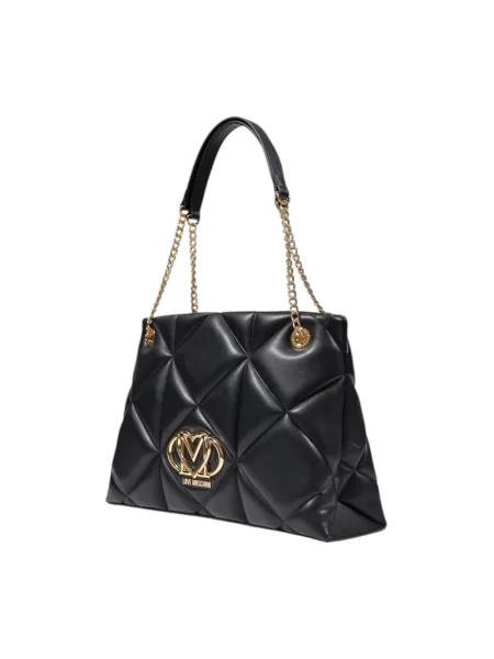 Torebka Love Moschino pikowana czarna