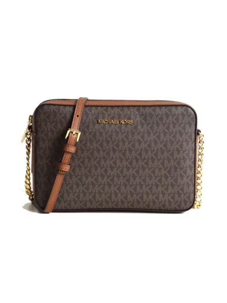 Torebka Michael Kors z logo brązowa