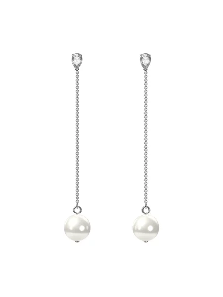 Kolczyki Swarovski białe