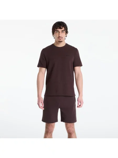 T-shirt Hugo Boss Pyjama T-Shirt With Embroidered Logo Dark Brown S καφέ