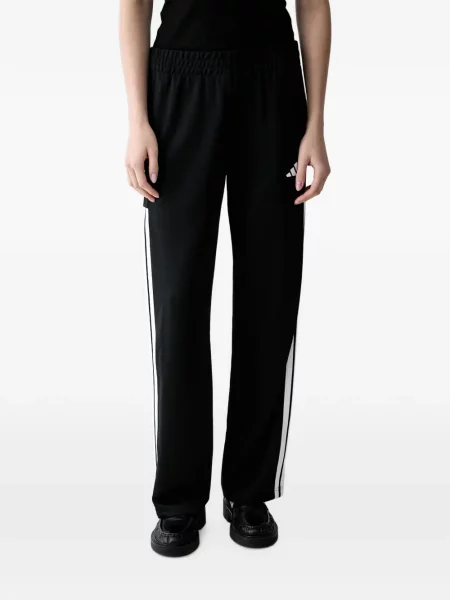 Pantaloni Adidas cu imagine cu model leopard alergare violet