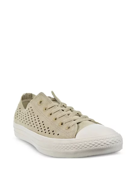 Kožené retro tenisky Converse Chuck Taylor All Star s výšivkou černé