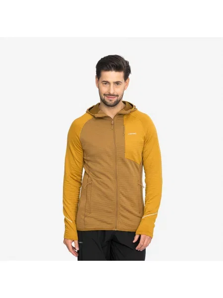 Bluza VIKING Birger Man rozpinana z kapturem żółta