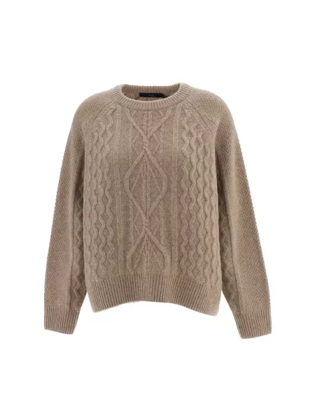 Sweter Arch4 z kaszmiru beżowy