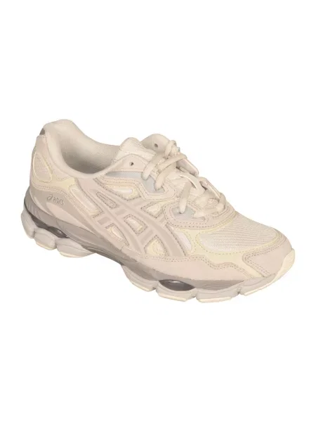 Sneakersy Asics zamszowe białe