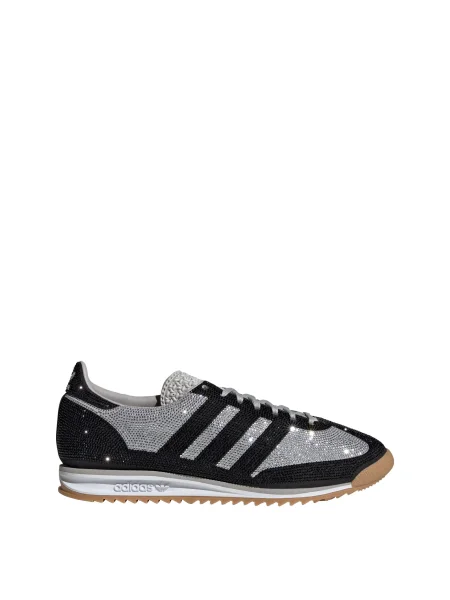 ADIDAS ORIGINALS Nízke tenisky SL / strieborná čierna
