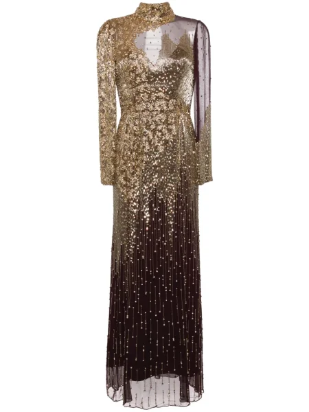 Rochie Jenny Packham cu paiete violet