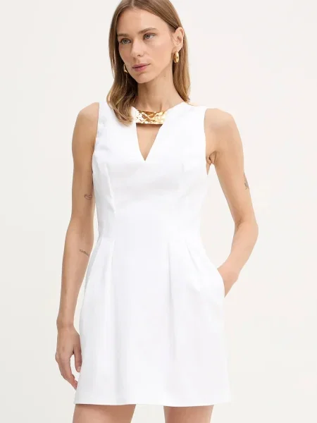 Elisabetta Franchi rochie alb