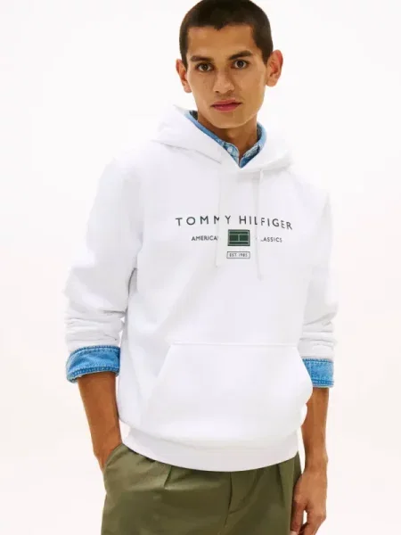 Tommy Hilfiger Hanorac alb