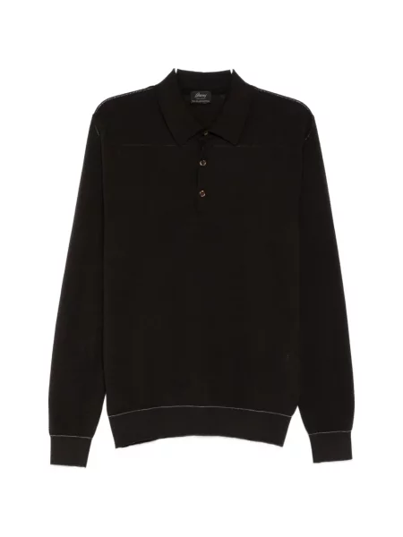 Tricou polo Brioni maro
