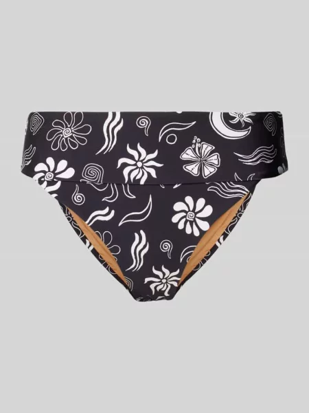 Figi bikini z kwiatowym wzorem model ‘HOLIDAY GOOD’ Rip Curl czarne