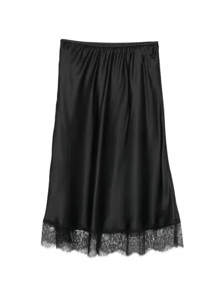 Fustă Carine Gilson din satin negru