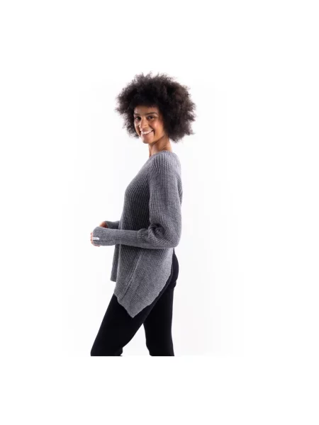 Sweter Hinnominate wełniany szary