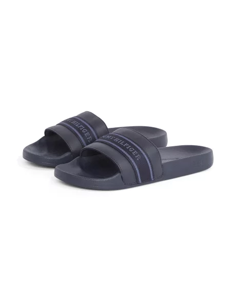 Papuci Tommy Hilfiger albastru