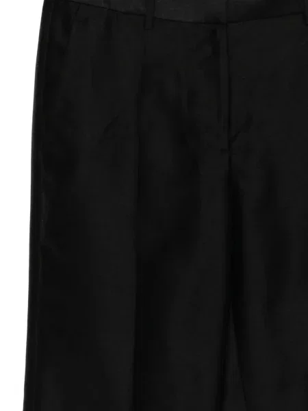 Pantaloni Helmut Lang din organza negru