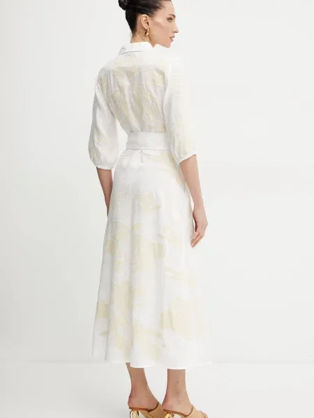Marella Rochie tip cămașă Nota alb