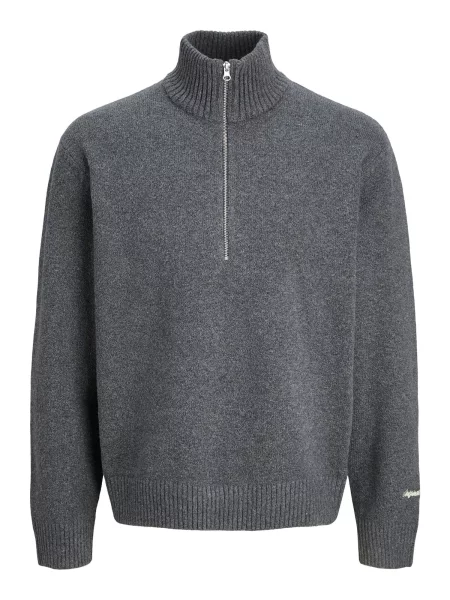 Jack&Jones Svetr Troyer Jornorrebro tmavě šedá