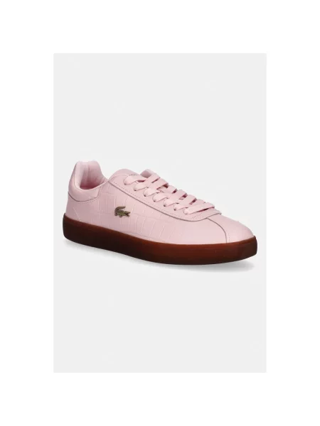 Sneakersy Lacoste skórzane różowe