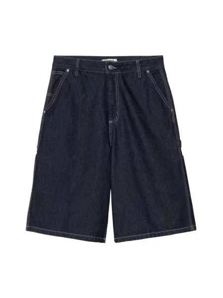 Krótkie szorty jeansowe Carhartt Wip niebieskie