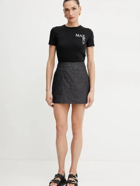 MAX&Co. spódnica jeansowa granatowy mini ołówkowa