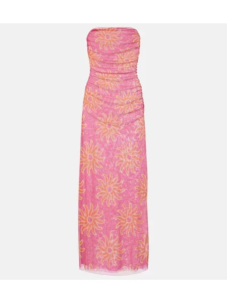 Rochie midi Cala De La Cruz cu imagine până la genunchi de costum