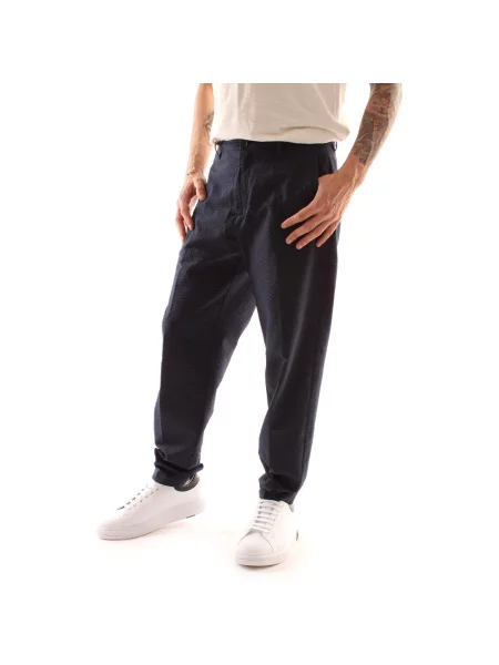 Pantaloni Eax albastru