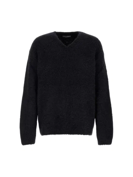 Sweter Dolce And Gabbana wełniany czarny
