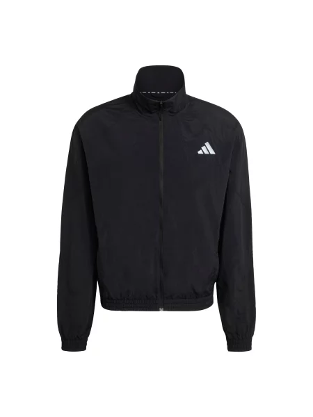 ADIDAS PERFORMANCE Jachetă de trening negru alb