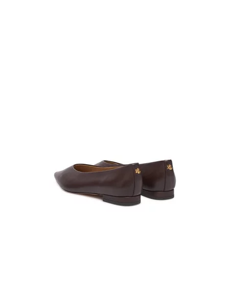 LAUREN RALPH LAUREN Balerinos Audri Tamsiai ruda