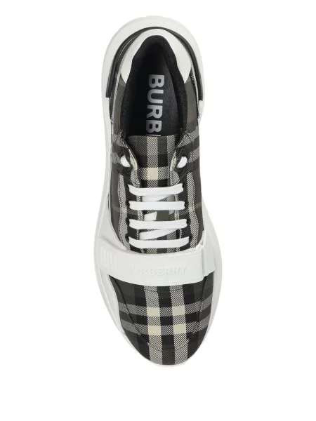Kockás pántos sneaker Burberry zöld