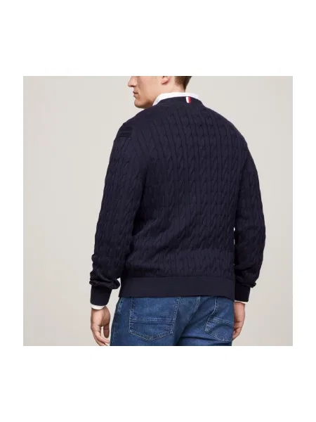 Pulover Tommy Hilfiger albastru