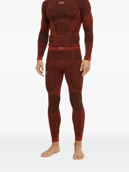 Pantaloni de schi X-bionic cu imagine roșu