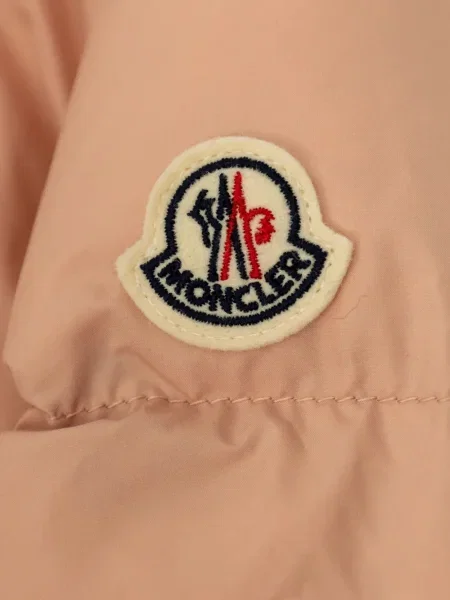 Kurtka dziecięca Moncler Enfant pomarańczowa