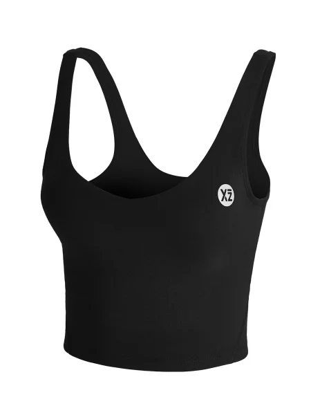 YEAZ Sport top Secret negru alb