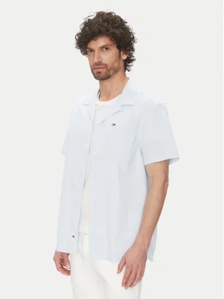 Tommy Jeans Košile Světle modrá