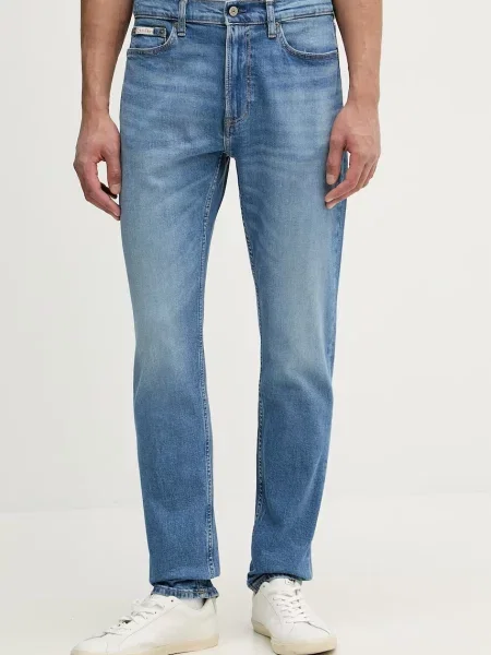 Calvin Klein Jeans blugi relaxed fit pentru bărbați albastru