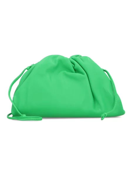 Torebka Bottega Veneta skórzana zielona