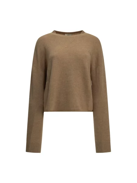 Sweter Autry wełniany beżowy