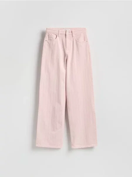 Reserved Pantaloni reiați roz