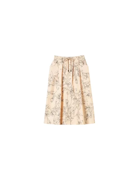 Spódnica midi Twinset beżowa