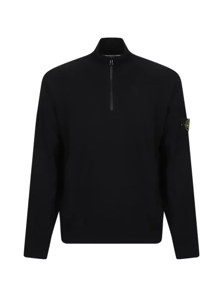 Pulover Stone Island cu strasuri negru