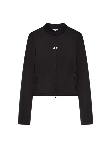 Bluza rozpinana Courreges czarna